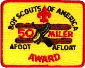 50-miler award patch