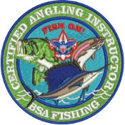 certified angling instructor patch