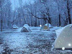 Day 69:  Snow Camping