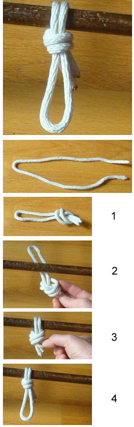 Tieing Scout Knot