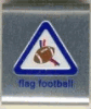 Cub Scouts Flag Football Sports Belt Loop and Pin