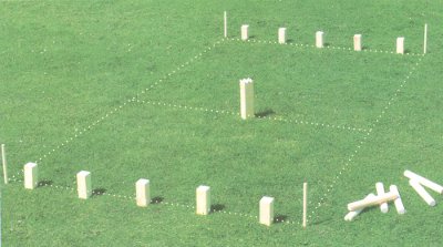 Elektricien herten Vertrappen Kubb Game