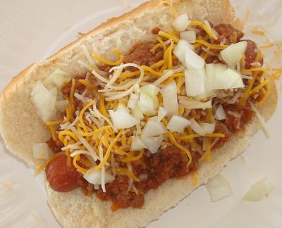 A&W Chili Dogs